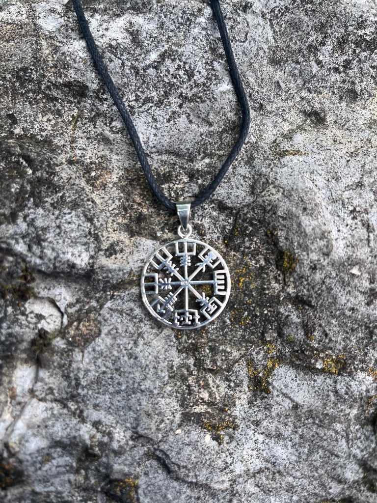 Vegvisir Anhänger aus 925er Sterling Silber